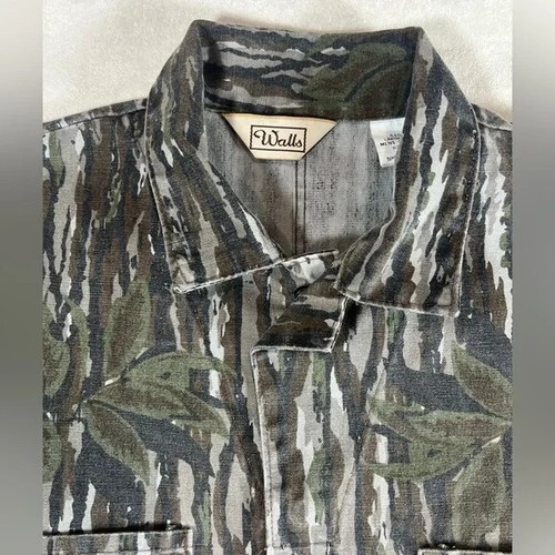 Walls Vintage Made in USA Large Real-tree Hunting Jumpsuit Coveralls Workwear - Picture 4 of 16