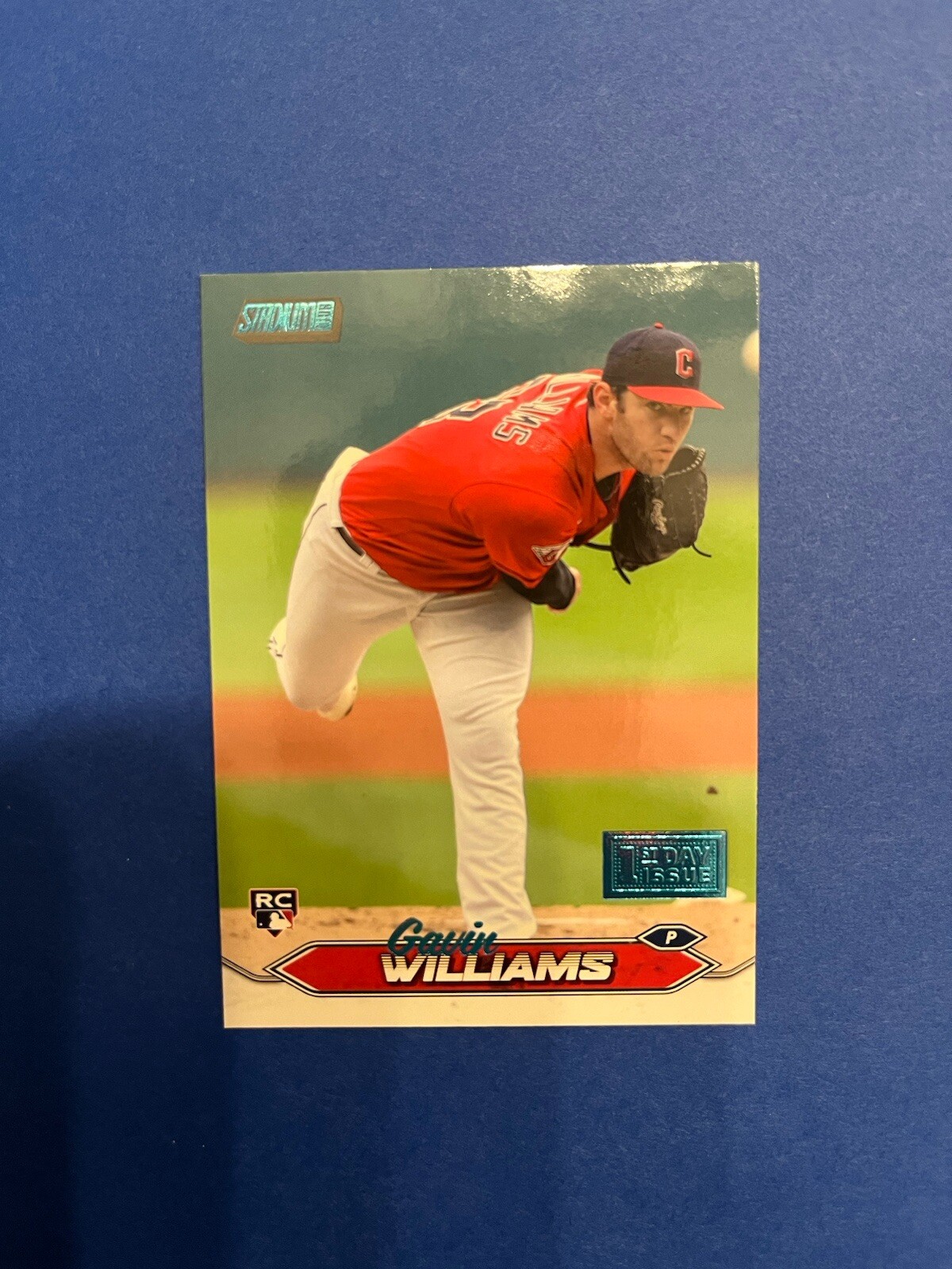 2024 Topps Stadium Club Gavin Williams #251 First Day Issue SSP RC Guardians