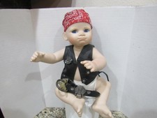 harley davidson porcelain doll