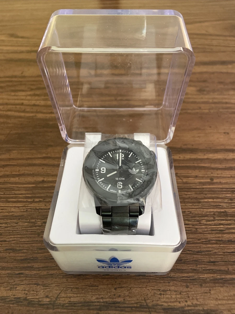 Adidas stainless hotsell steel watch