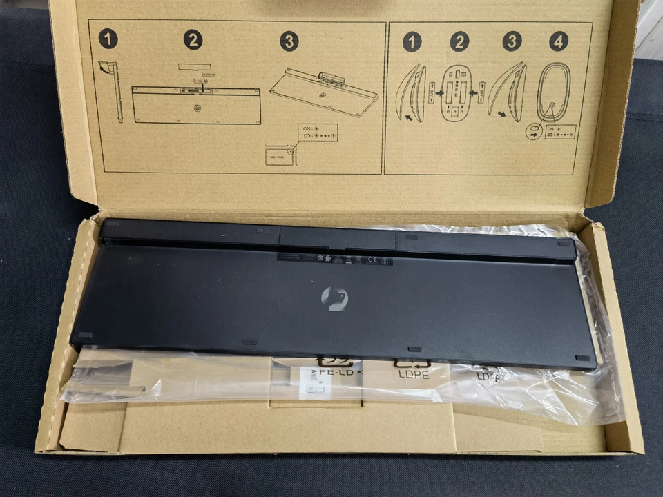 Hebrew Keyboard Mouse Set HSA-P003K US Hebrew Israel 2.4G Wireless Keyboard Set - Image 4 of 4