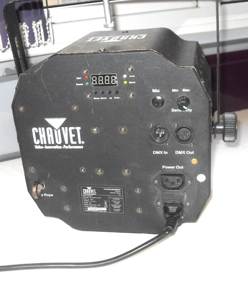 Chauvet Swarm Red And Blue Laser Strobe Lamp Light With Bracket - Image 2 of 4