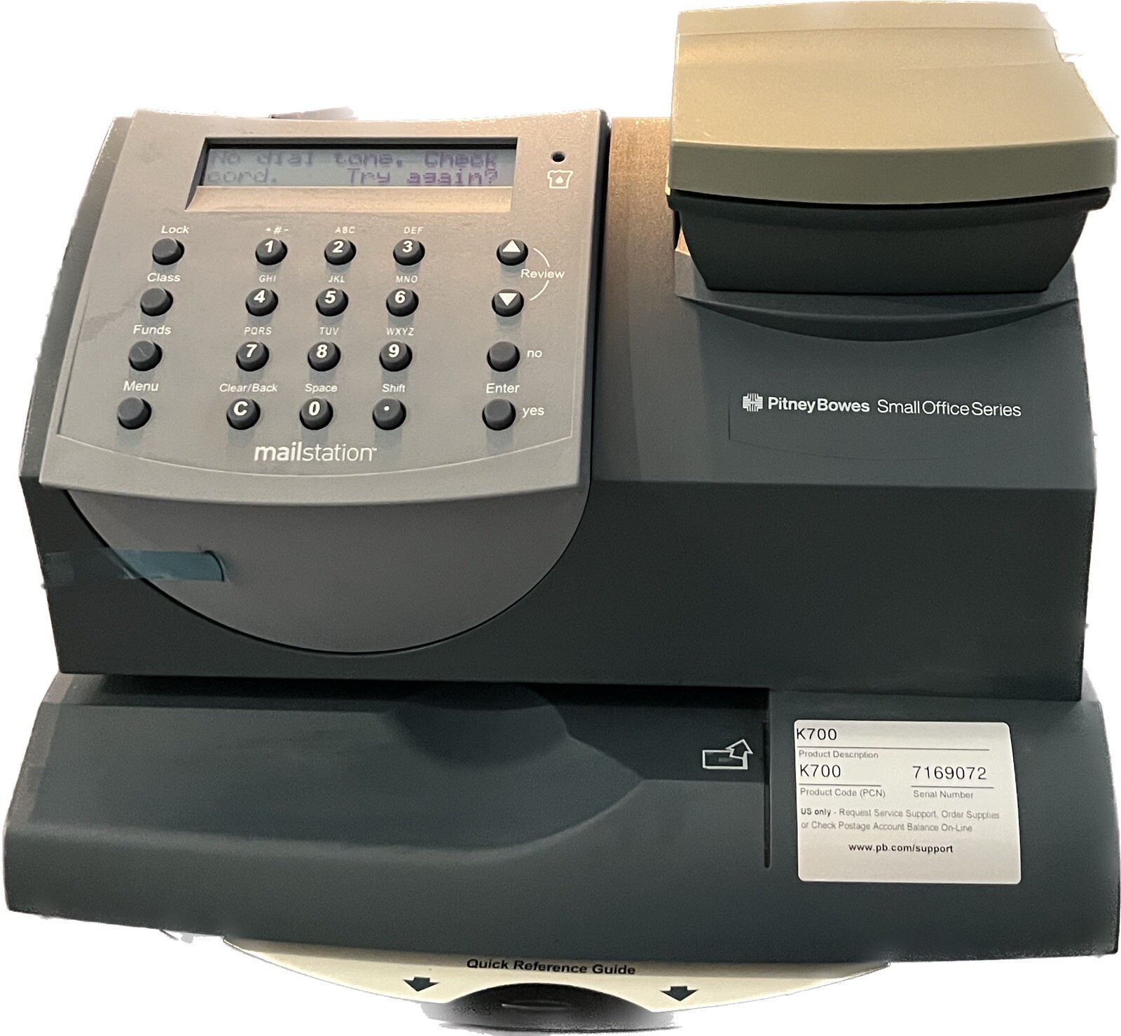 Pitney Bowes Mailstation 2 Small Office Series Digital Postage Scale