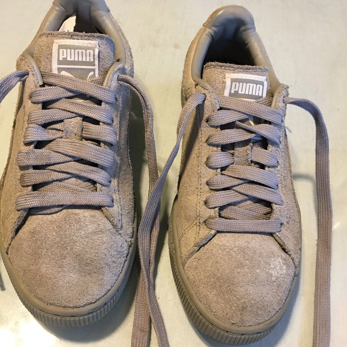 Puma suede hotsell womens grey