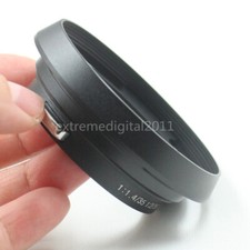 Metal Lens Hood for Leica 12504 Summilux Summicron M 35mm 1:1.4 1:2 Lens Black