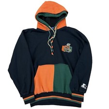 Vintage Miami Hurricanes Starter Hoodie Sweatshirt 90s NCAA Football University