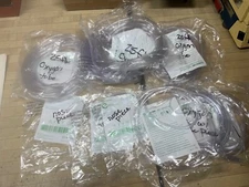 Medical Oxygen Supply Adult 25ft Tubing Style Clear - new- nose pieces - lot