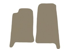 FRONT Fußmatten, Teppiche für Jaguar XJ8 I X300 1998-2003, Dunkelbeige x14 Rand