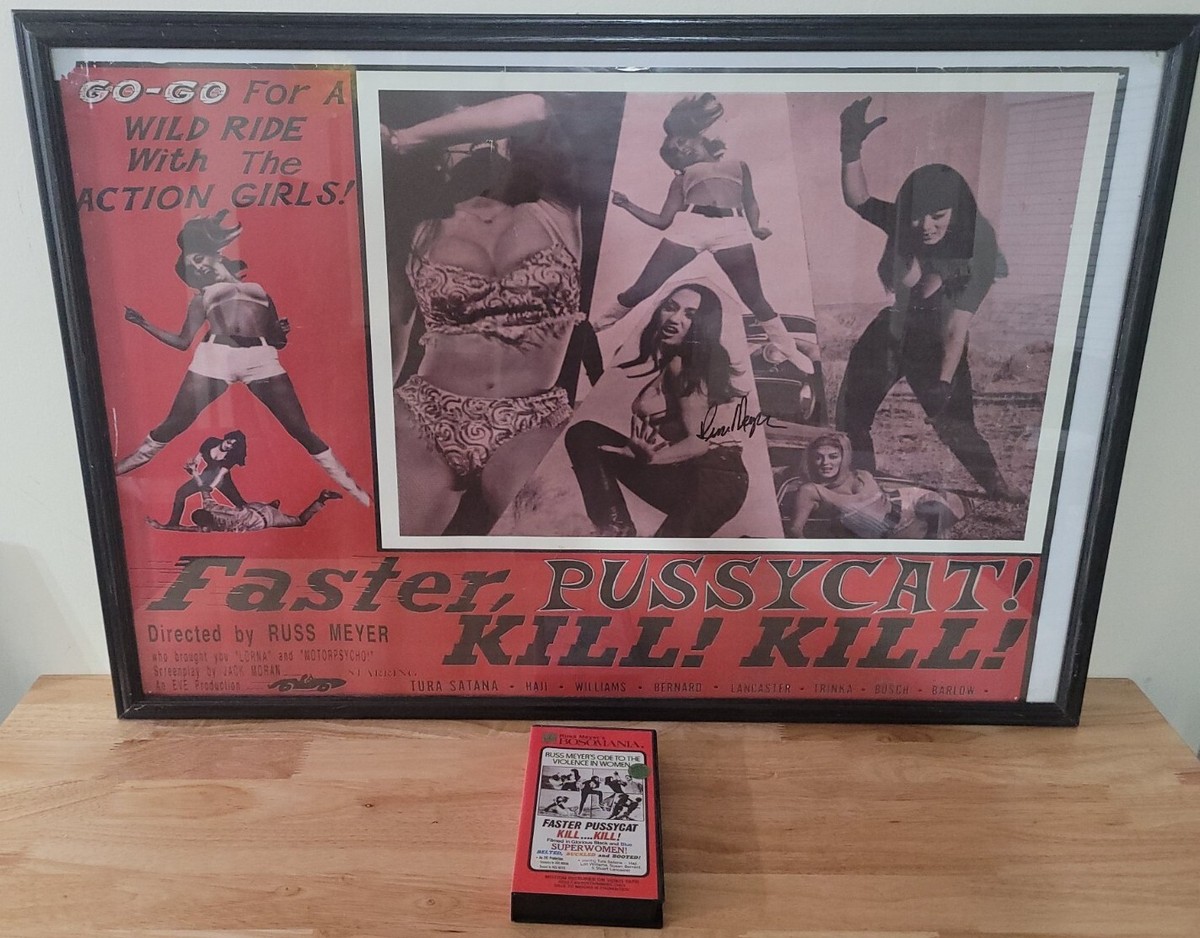 Russ Meyer - Faster, Pussycat! Kill! Kill! Reproduction vintage poster Russ Meyer - Faster, Pussycat! Kill! Kill! Reproduction vintage poster