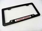 Car Truck Turbo Diesel Emblem Engine License Plate Tag Frame Silver Red Black