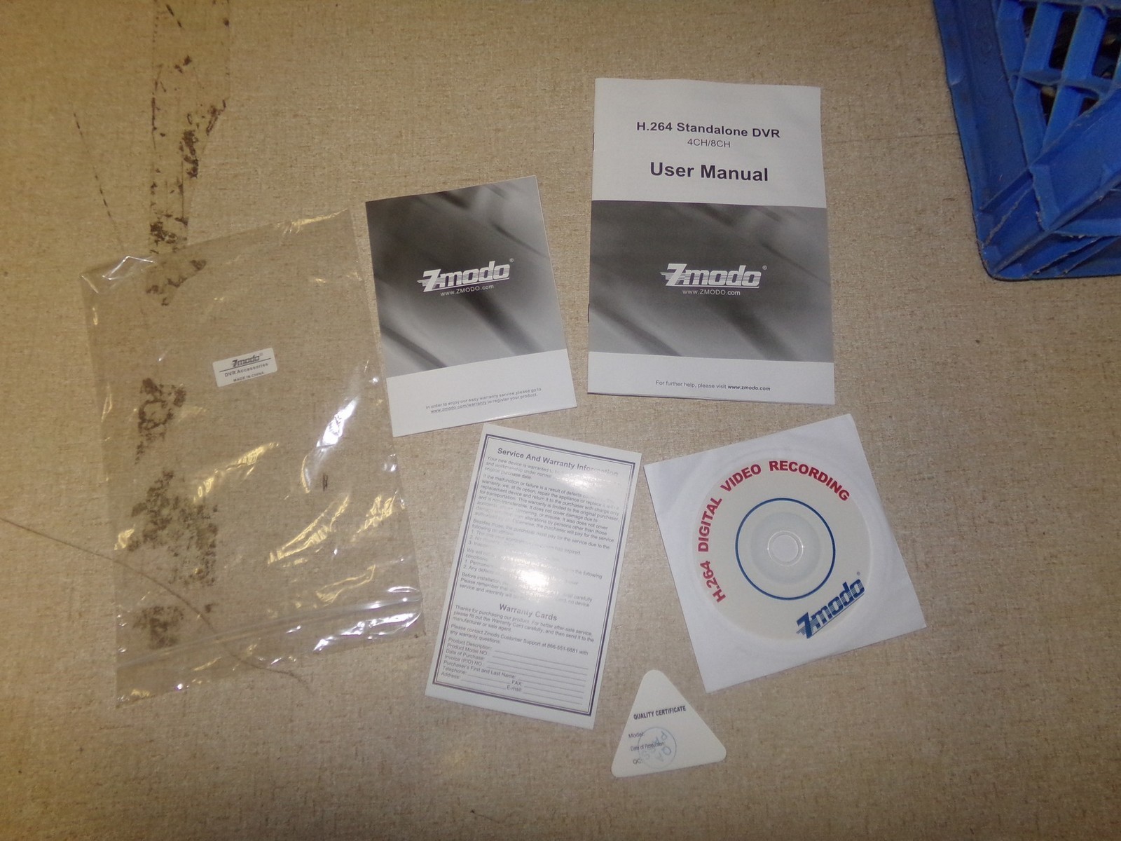 Standalone DVR Security H.264 4CH/8CH Users Manual, Zmodo *FREE SHIPPING*