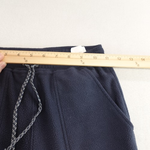 Patagonia Youth Medium 10 Micro D Fleece Joggers Pants Navy Blue Pockets Stretch - Picture 6 of 13