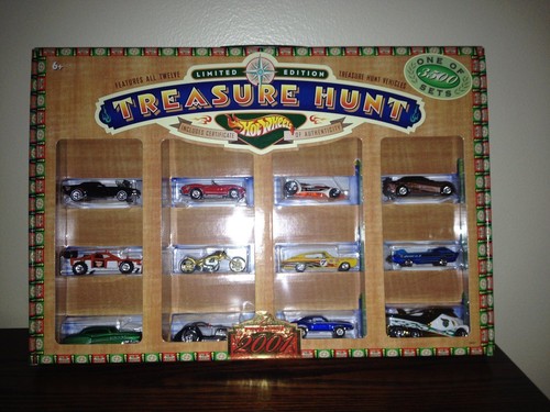 HOT WHEELS 2001 TREASURE HUNT SET - NEW SEALED BOX MINT CONDITION #T2 - Picture 4 of 11
