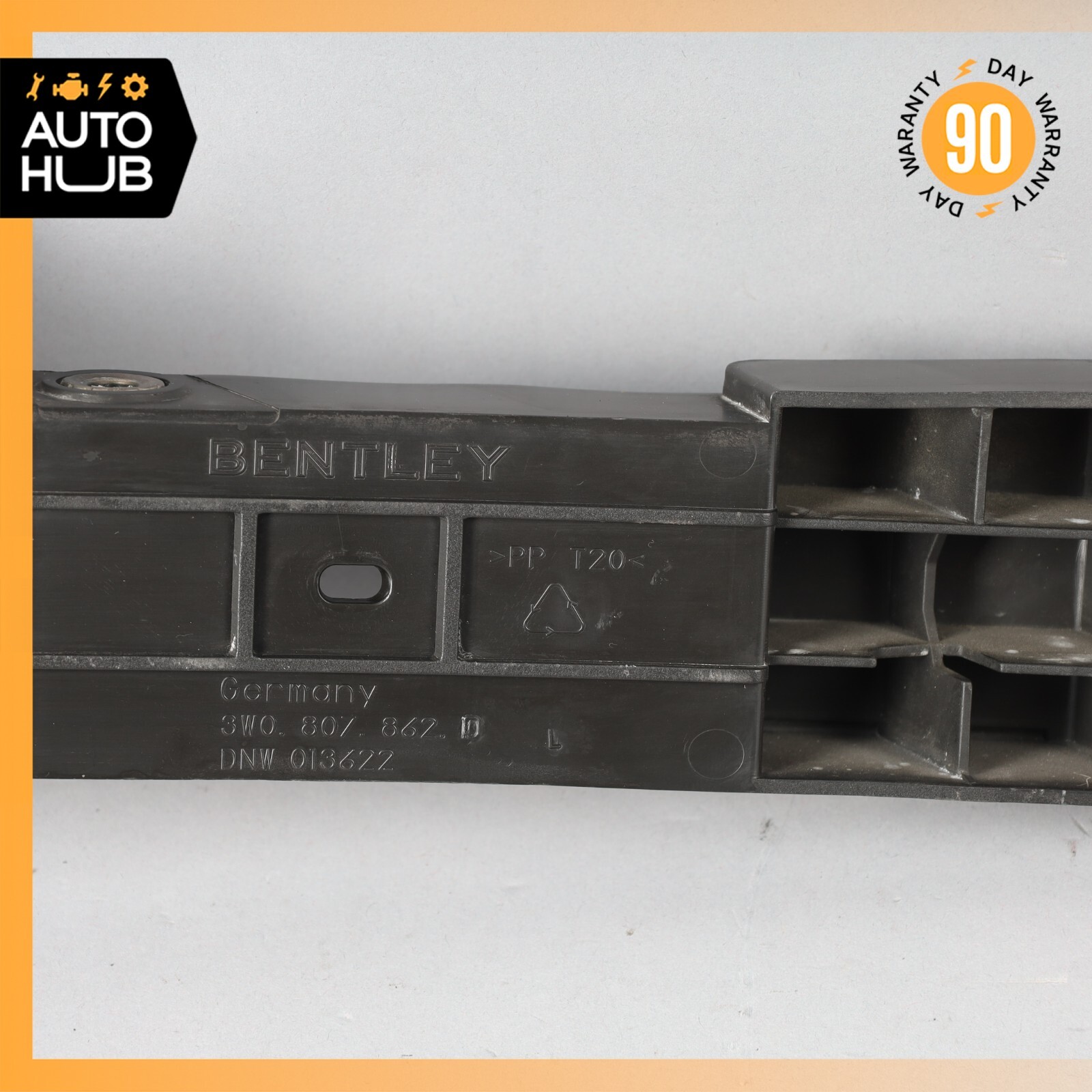 03-12 Bentley Continental GT GTC Rear Left Bumper Holder Support Bracket OEM