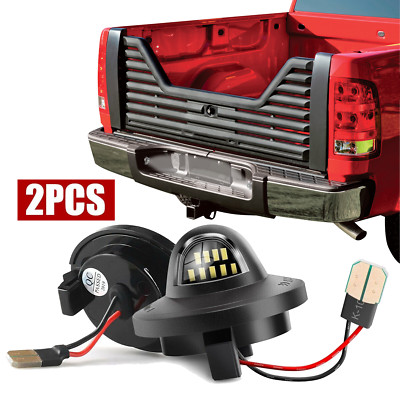 2xFor Ford F150 F250 F350 LED License Plate Light Tag Lamp Assembly Replacement