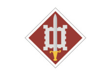 4" 18th engineer brigade army bumper sticker decal usa made