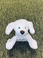 Baby Gund Spunky Pink Dog Plush White Spot Floppy Sewn Eye 058373 10  Doll Toy