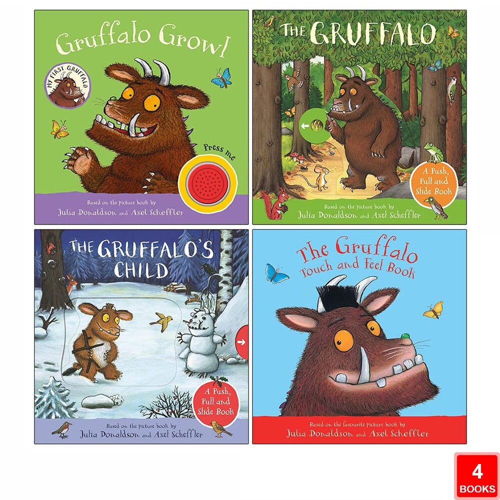 My Gruffalo 4 Books Collection Set by Julia Donaldson and Axel Scheffler Board