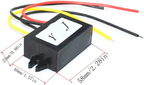 Convertitore Step up DC 12V a 19V, 4A 76W Alimentatore Di Tensione Adattatore Re - Foto 3 di 12