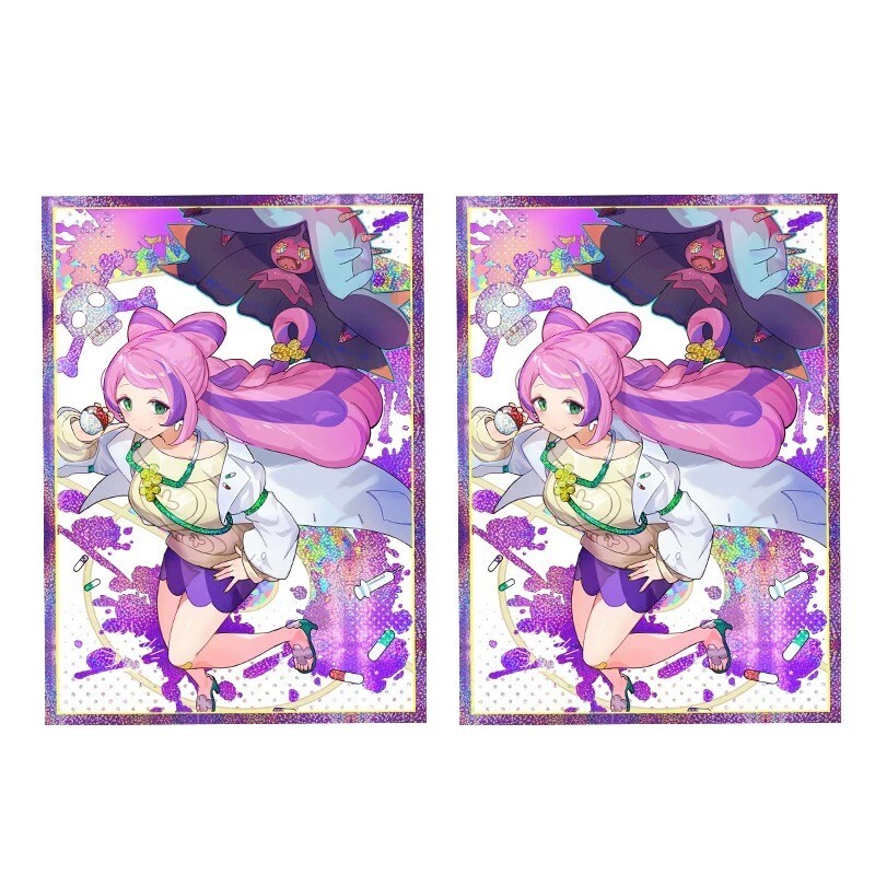 60pcs Trading Card Pokémon Miriam CCG Card Sleeves 66X91mm