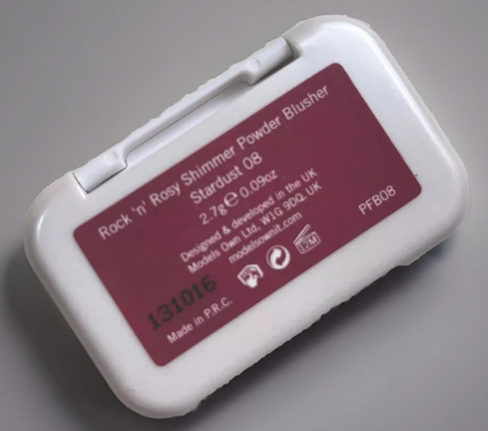 Models Own Rock N Rosy Powder Blusher Stardust Shimmery Pink New - Image 4 of 4