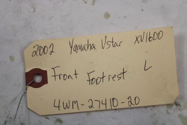 Reposapiés delantero izquierdo 4WM-27410-20 2002 Yamaha RoadStar XV1600A Foto 2 de 4