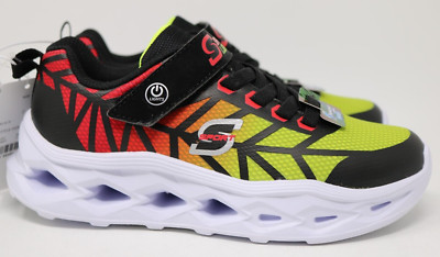 S Sport by Skechers Boys' Hernan Light-Up Sneakers Size 2 New in Box