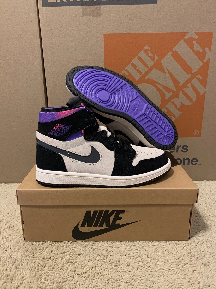 Size 8 Jordan 1 High Zoom Comfort x Paris Saint Germain 2021