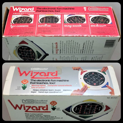 Vintage Vtech Wizard Game W/ Instructions Educational Electronics 1984 WORKS LN- - 第 2/15 張圖片