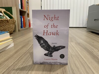 Night of the Hawk: Poems by Lauren Martin (2023, Trade Paperback) ARC/Brand New