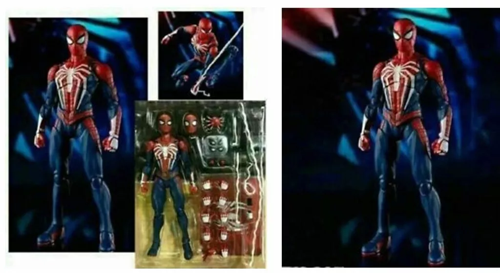 New SHF S.H.Figuarts PS4 Marvels Spider-Man Far From Home Advanced Suit Box  Set