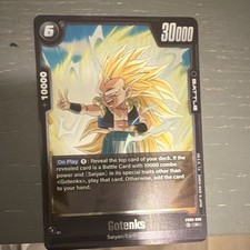 Bandai Gotenks Battle Card FB03-093 On Play R 30000 Power Dragon Ball Super