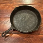 3 Notch Lodge No. 10 Skillet Antique Solid No Warping 1930s 1940s