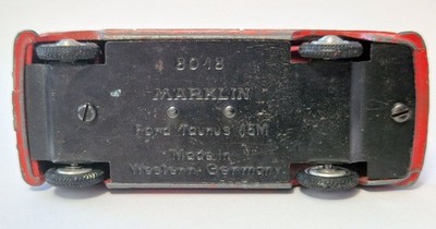 MÄRKLIN-8018-Ford Taunus 15M-Rot-Made in Western Germany