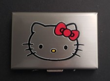 Bn Sanrio Hello Kitty Metal Credit Card Case Or Wallet
