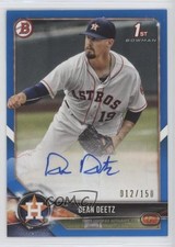 2018 Bowman Prospect Auto Blue 12/150 Dean Deetz #PA-DD Auto 0r4