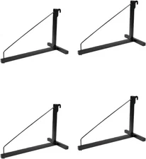 4-Pack Shipping Container Shelving Brackets, 550 Lb  Steel Cargo Shelf Brackets 