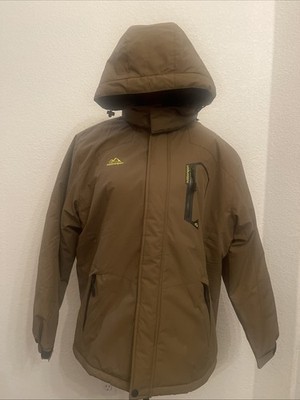 Outdoor Jacket  Always Striving For Excellence  100% Polyester Brown Size XL