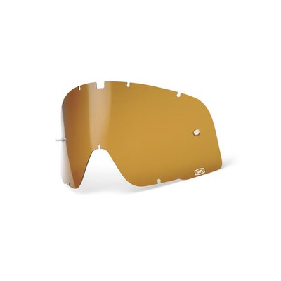 100% Replacement Sheet Lens for Barstow Goggles - Bronze Motorcycle 59000-00003