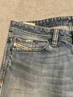 Diesel Viker Jeans Mens 36x32 Distressed Light Wash Denim Y2K Straight Leg — photo 10