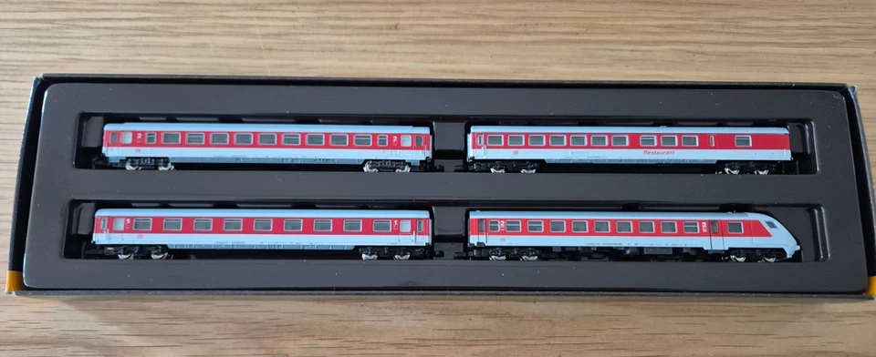 MäRKLIN 87750 MINI-CLUB Z DB PASSENGERS CAR SET  ELECTRIC LOCOMOTIVE  NEW - Image 2 of 4