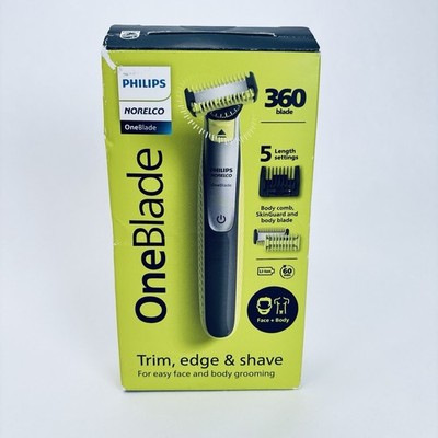 Philips Norelco for Face+Body Electric Beard Trimmer Shaver ''No Blade & Charger''