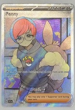 penny pokemon card value Pokemon Penny Trainer Full Art 239/198 Trading Card CGC 9.5