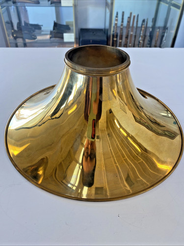 Very Clean Used Paxman "A" French Horn Bell Flare in Gold Brass, unlacquered