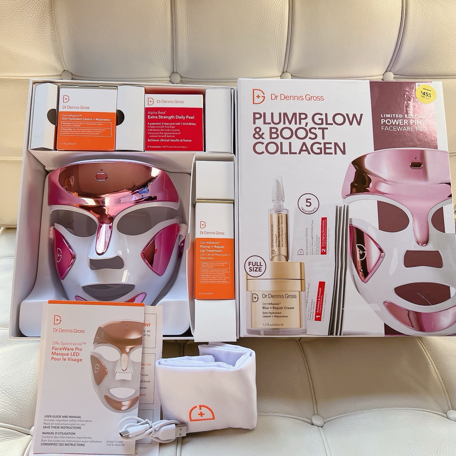 Dr. Dennis Gross Plump Glow Collagen Boost FaceWare Pro Mask