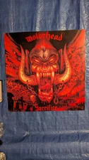 Motorhead Sacrifice Original PROMO poster flat 12x12