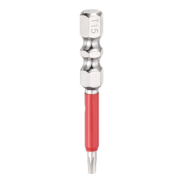 "TT15 Torx-Schraubendreherbit FüR 1/4\" Sechskant 2\" Magnetisch Mit Loch"-image