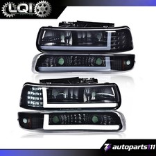 For 1999 2000 2001 2002 Chevrolet Silverado 1500 2500 Headlight Bumper Lamps