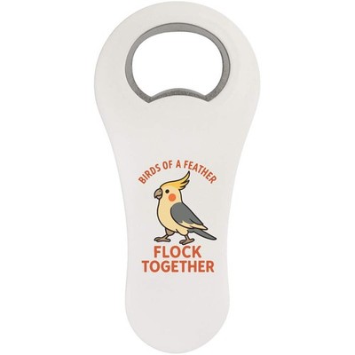 Flaschenöffner Kühlschrankmagnet ''Vögel einer Feder Herde zusammen'' (BO00095513)