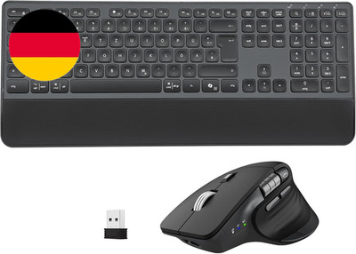 CITLLA M9100 Kabellose Tastatur Maus- Wiederaufladbare Ergonomische Tastatur Mit
